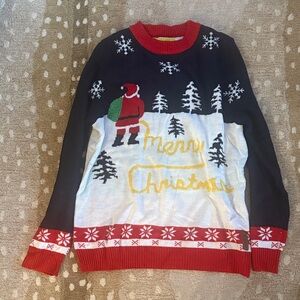 Tipsy Elves Black and Red Christmas Sweater